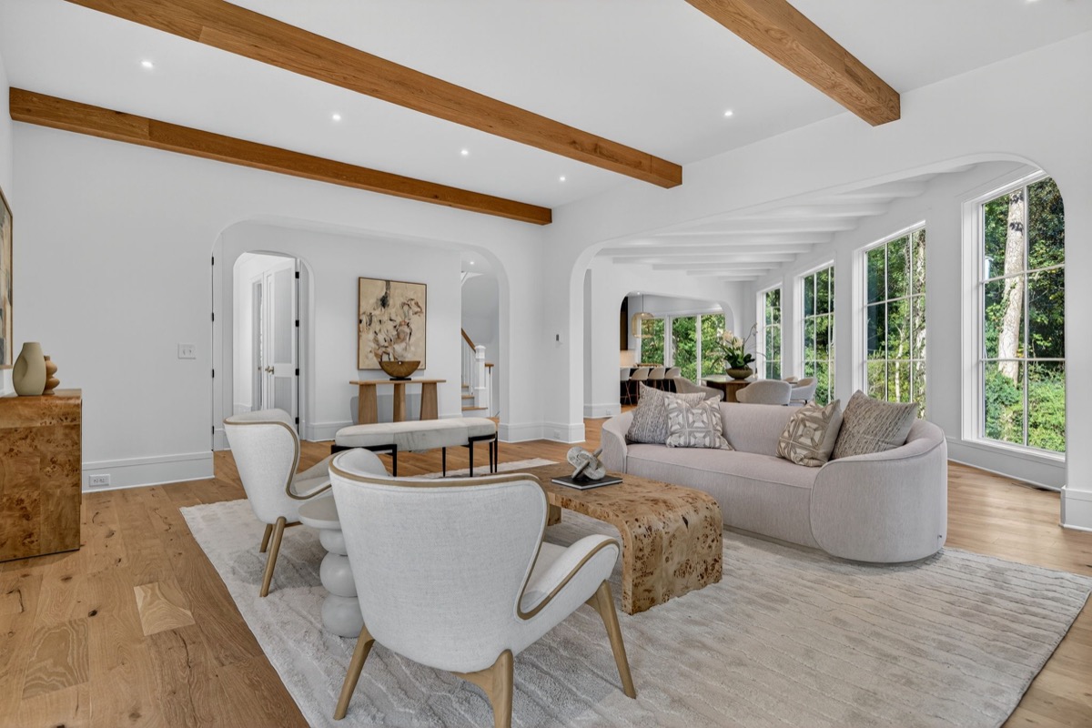 After staging room view showing a warmer buyer-ready presentation