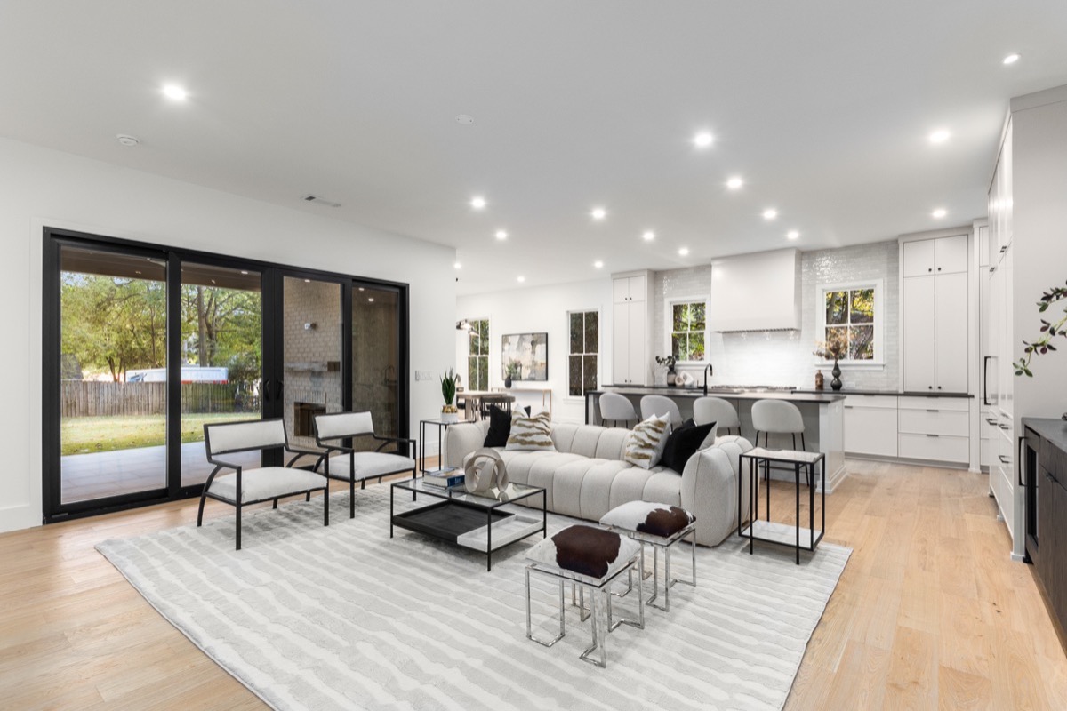 After photo of a staged room used to compare staging with a price cut