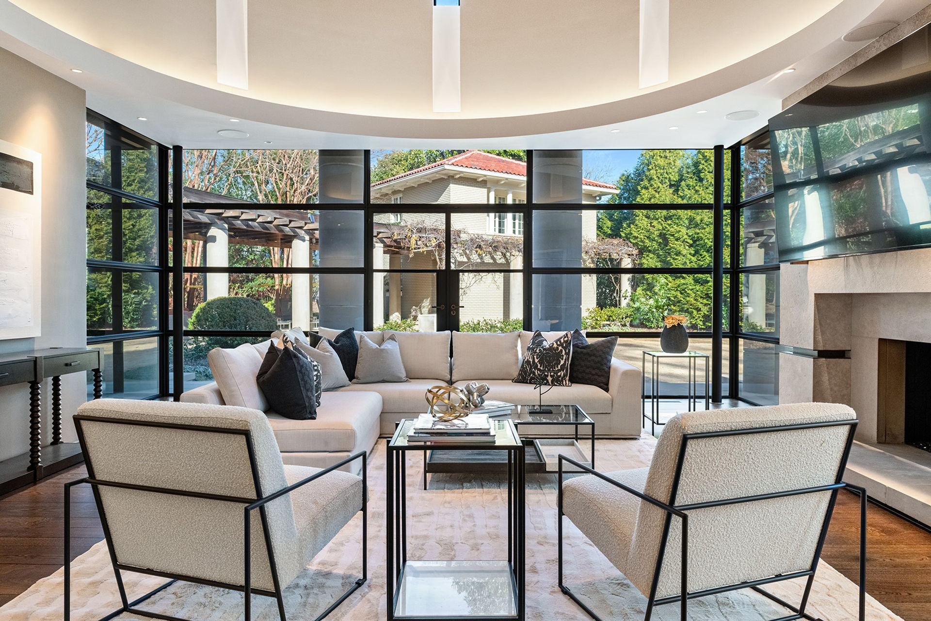 Occupied room restyled by Design2Sell for a cleaner buyer path